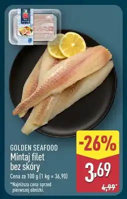 ALDI Mintaj filet bez skóry GOLDEN SEAFOOD oferta