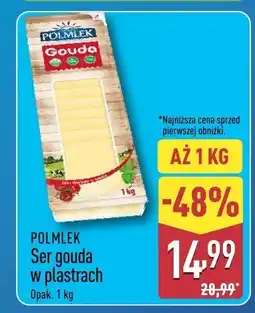 ALDI Ser gouda w plastrach oferta