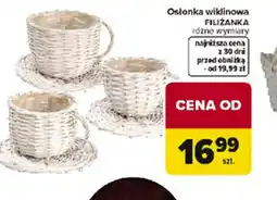 Carrefour Osłonka wiklinowa FILIZANKA oferta