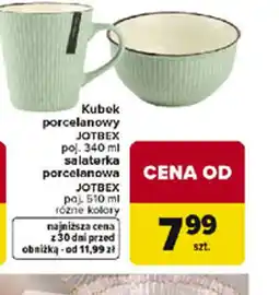 Carrefour Kubek porcelanowy Jotbex oferta