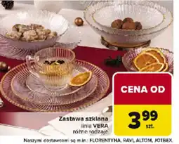 Carrefour Zastawa szklana linia Vera oferta