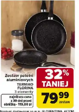 Carrefour Florina zestaw patelni oferta