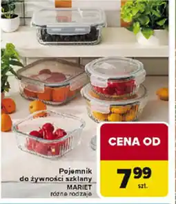 Carrefour Pojemnik do żywności szklany Mariet oferta