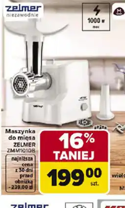 Carrefour Zelmer maszynka do mięsa oferta