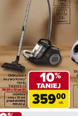 Carrefour Tefal odkurzacz bezworkowy oferta