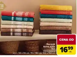 Carrefour Ręcznik Bath, Gaia Tex oferta