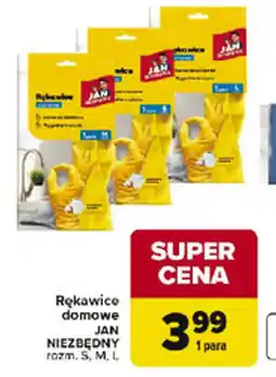 Carrefour JAN NIEZBEDNY Rękawice domowe oferta