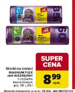 Carrefour Jan Niezbędny Worki na śmieci Magnum Flex oferta