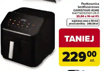 Frytkownica beztłuszczowa Carrefour Home HAF11LDR2000-250
