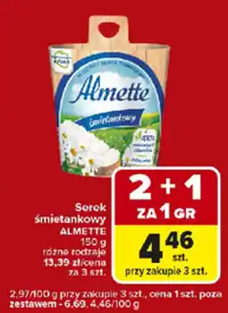 Carrefour Express Serek śmietankowy almette oferta