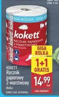 ALDI Kokett Ręcznik papierowy 2-warstwowy giga rolka oferta