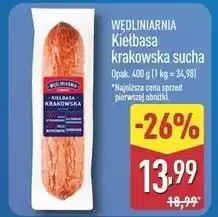 ALDI Wedlinarnia Kiełbasa krakowska sucha oferta