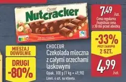 ALDI Chocoeur Nutcracker Czekolada mleczna z orzechami laskowymi oferta