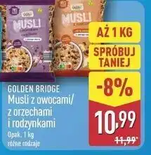ALDI GOLDEN BRIDGE Musli z owocami/ z orzechami i rodzynkami oferta