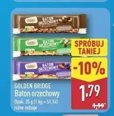 ALDI GOLDEN BRIDGE Baton orzechowy oferta