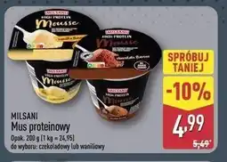ALDI MILSANI Mus proteinowy oferta