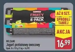 ALDI MILSANI Jogurt proteinowy owocowy 8-pack oferta