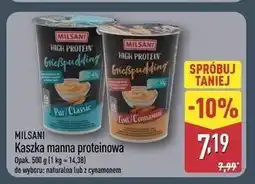 ALDI MILSANI Kaszka manna proteinowa oferta