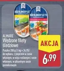 ALDI ALMARE Wędzone filety śledziowe oferta