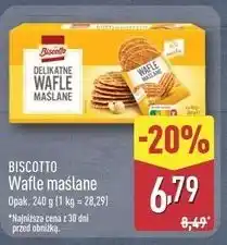 ALDI BISCOTTO Wafle maślane oferta