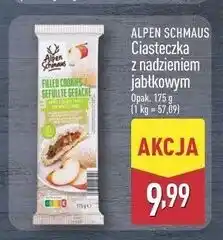 ALDI ALPEN SCHMAUS Ciasteczka z nadzieniem jabłkowym oferta