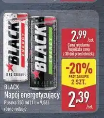 ALDI BLACK Napój energetyzujący oferta