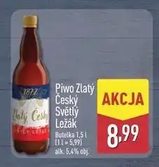 ALDI Piwo Zlatý Český Svetlý Ležák oferta