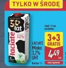 ALDI ŁACIĄTE Mleko 3,2% UHT oferta