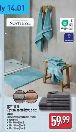 ALDI NOVITESSE Zestaw ręczników, 6 szt oferta