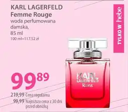 Hebe Karl lagerfeld femme rouge woda perfumowana damska oferta
