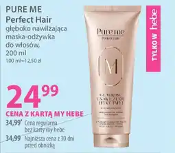 Hebe Pure me perfect hair głęboko nawilżająca maska-odżywka oferta