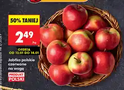 Biedronka Jabłko polskie czerwone na wagę oferta
