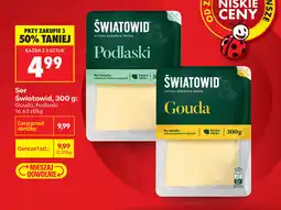 Biedronka Ser Światowid, 300 g: Gouda, Podlaski oferta