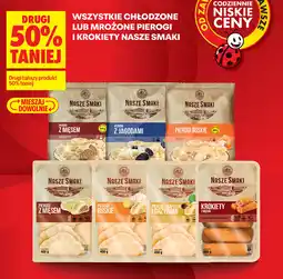Biedronka Pierogi Nasze Smaki (różne rodzaje) oferta