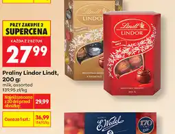 Biedronka Praliny Lindor Lindt oferta