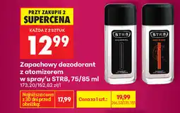 Biedronka Zapachowy dezodorant z atomizerem w spray’u STR8, 75/85 ml oferta