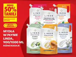 Biedronka Linda Mydło w płynie, 900/1000 ml różne rodzaje oferta