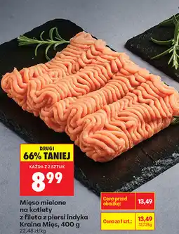 Biedronka Mięso mielone na kotlety z fileta z piersi indyka Kraina Mięs oferta