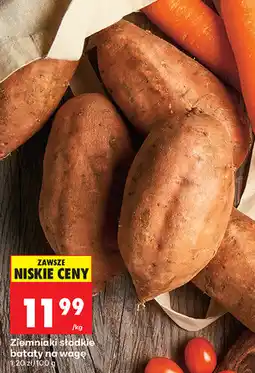 Biedronka Ziemniaki słodkie bataty na wagę oferta