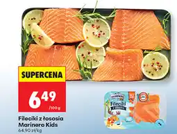 Biedronka Fileciki z łososia Marinero Kids oferta