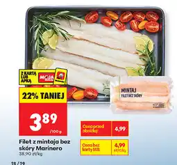 Biedronka Filet z mintaja bez skóry Marinero oferta