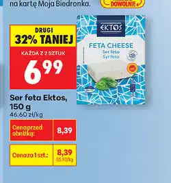 Biedronka Ser feta Ektos oferta