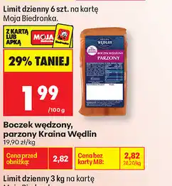 Biedronka Boczek wędzony, parzony Kraina Wędlin oferta