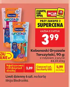 Biedronka Kabanoski Gryzzale Tarczyński oferta