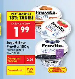 Biedronka Jogurt Skyr Fruvita oferta