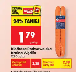 Biedronka Kiełbasa Podwawelska Kraina Wędlin oferta