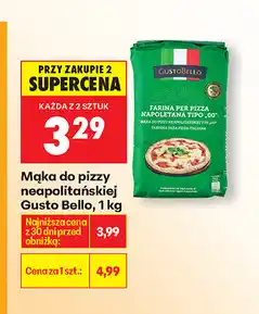 Biedronka Mąka do pizzy neapolitańskiej Gusto Bello oferta