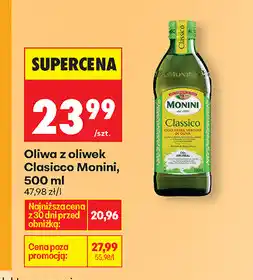 Biedronka Oliwa z oliwek Classico Monini oferta