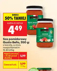 Biedronka Sos pomidorowy Gusto Bello oferta