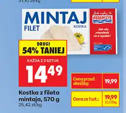 Biedronka Kostka z fileta mintaja oferta